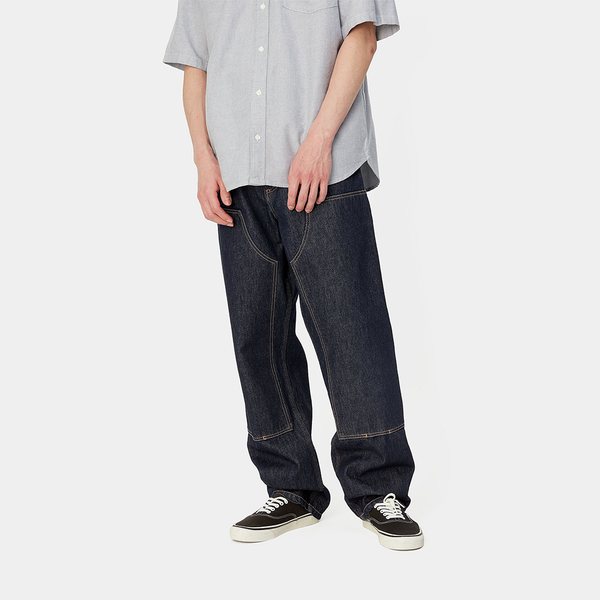 CARHARTT WIP - DOUBLE KNEE PANT BLUE RINSED