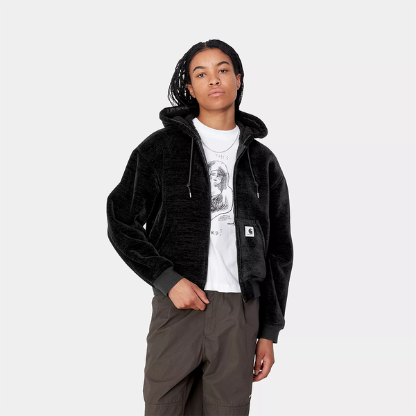 CARHARTT WIP - W' OG ACTIVE SWEAT JACKET BLACK