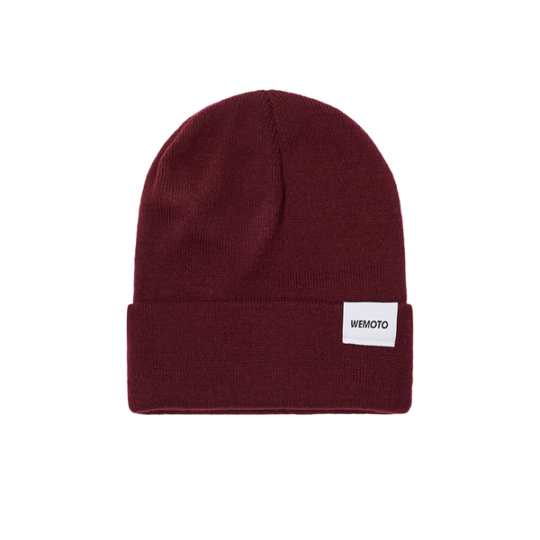 WEMOTO - NORTH CUFFED BEANIE BURGUNDY