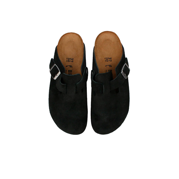 BIRKENSTOCK - BOSTON BLACK SUEDE LEATHER