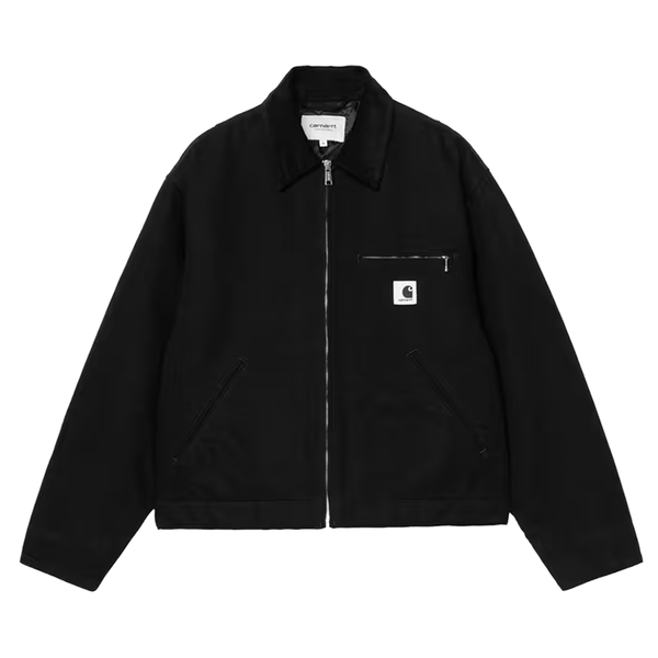 CARHARTT WIP - W' OG DETROIT JACKET BLACK/BLACK RINSED