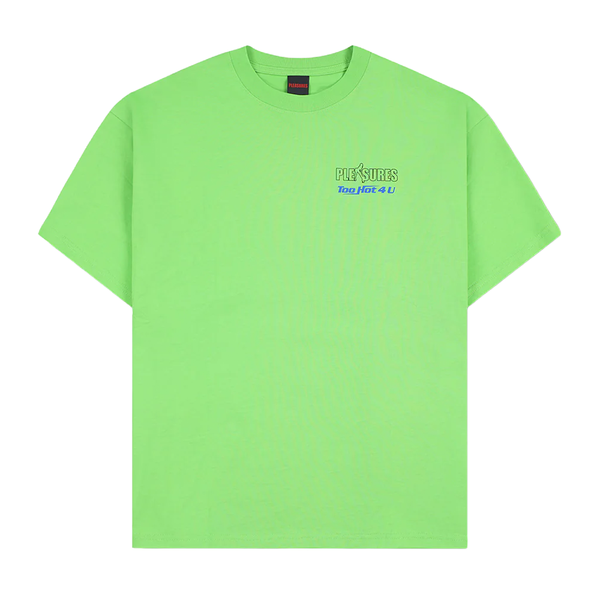 PLEASURES - HOT 4 U T-SHIRT LIME