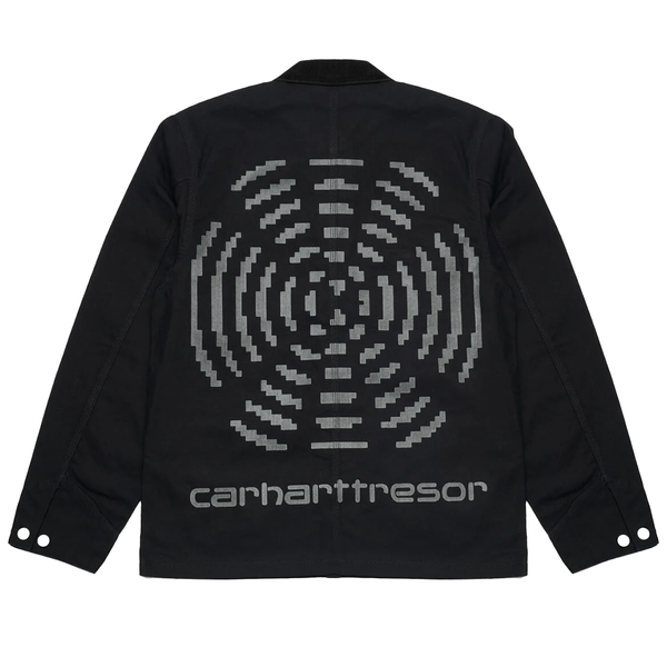 CARHARTT WIP X TRESOR - WAY OF THE LIGHT MICHIGAN COAT BLACK REFLECTIVE