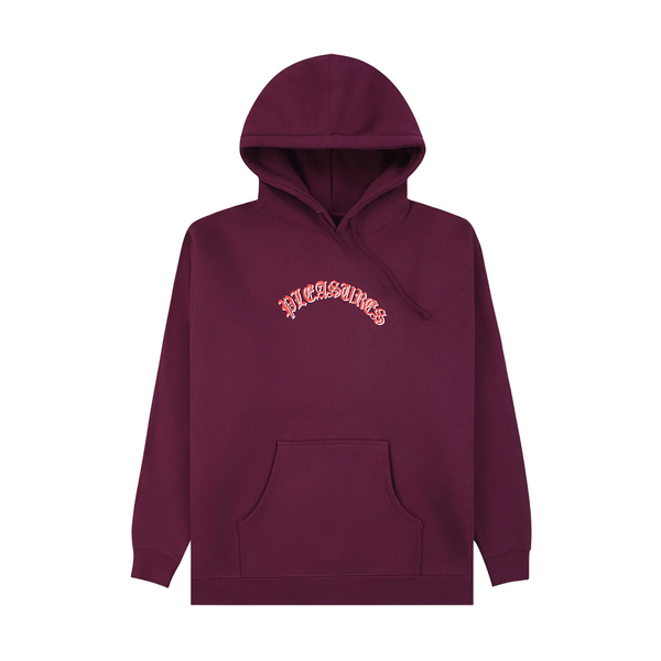 PLEASURES - MIRROR HOODIE EGGPLANT