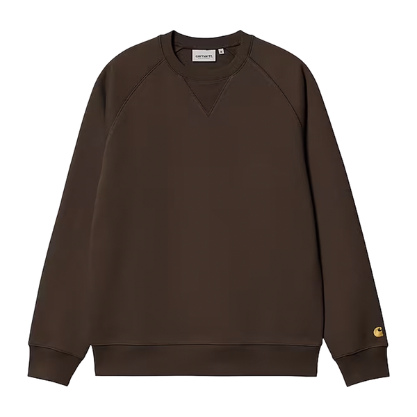CARHARTT WIP - CHASE SWEATSHIRT TOBACCO/GOLD