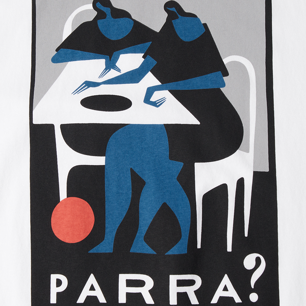 PARRA - WHAT IS THIS T-SHIRT WHITE