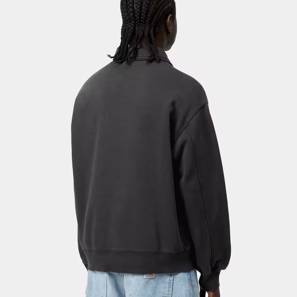 CARHARTT WIP - HF DETROIT BLACK BLACK STONE WASHED