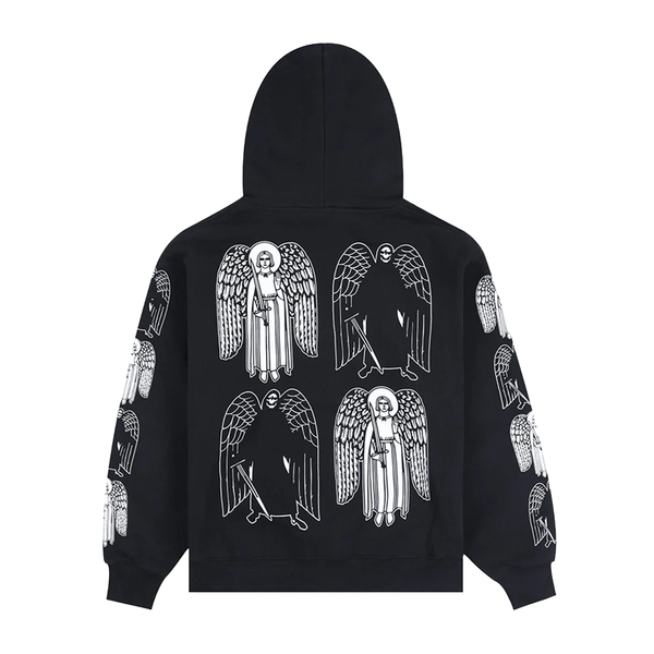 PLEASURES - ANGEL DEMON HOODIE BLACK