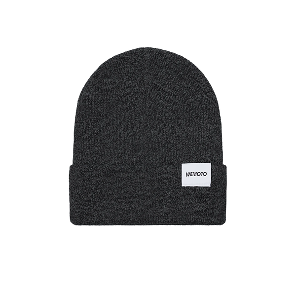 WEMOTO - NORTH CUFFED BEANIE CHARCOAL