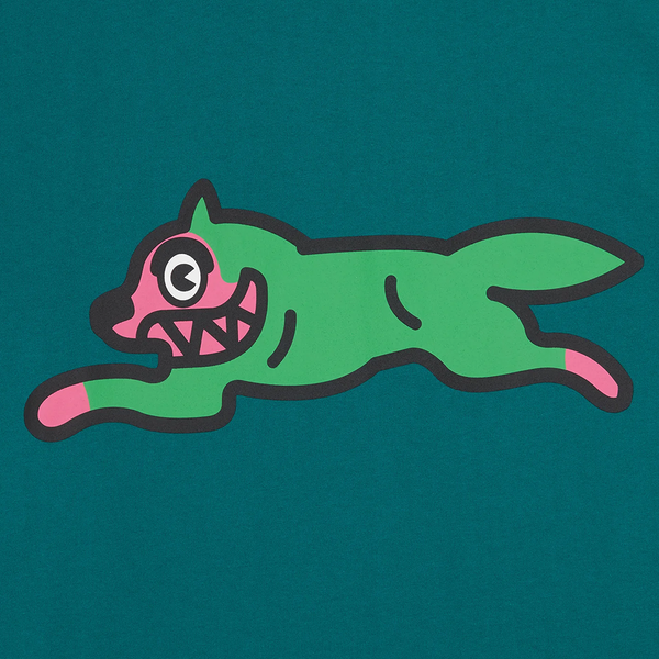 ICECREAM - RUNNING DOG T-SHIRT TEAL