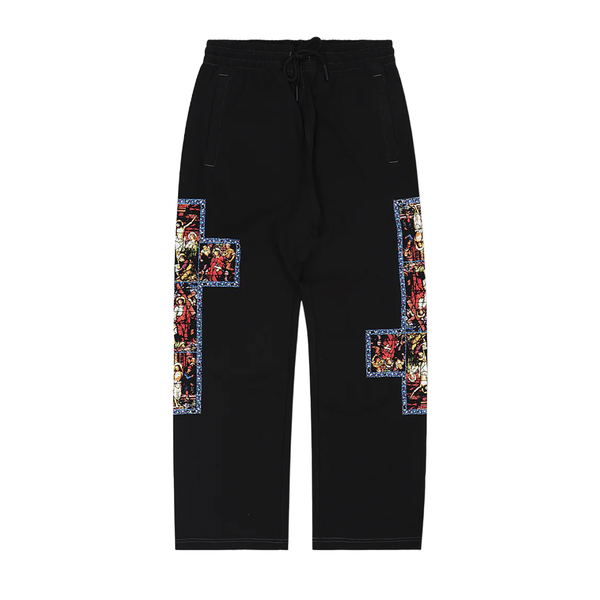 PLEASURES - BLASPHEMY COTTON PANTS BLACK