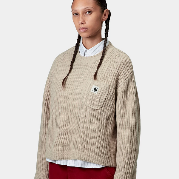 CARHARTT WIP - W' MIRA SWEATER FLEUR DE SEL