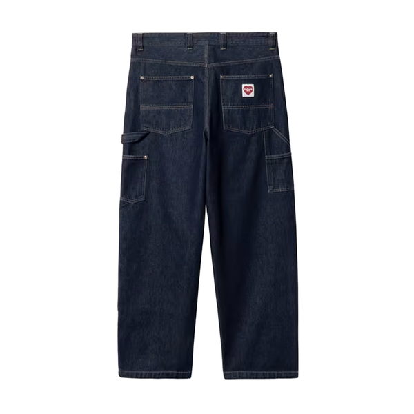 CARHARTT WIP - NASH DOUBLE KNEE BLACK BLUE RINSED