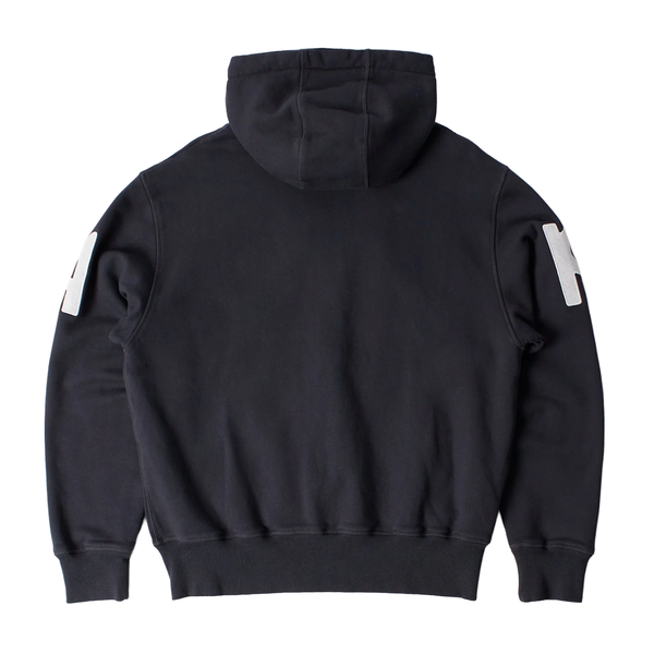 PARRA - WORLD SALAD ZIP HOODED SWEAT DARK NAVY