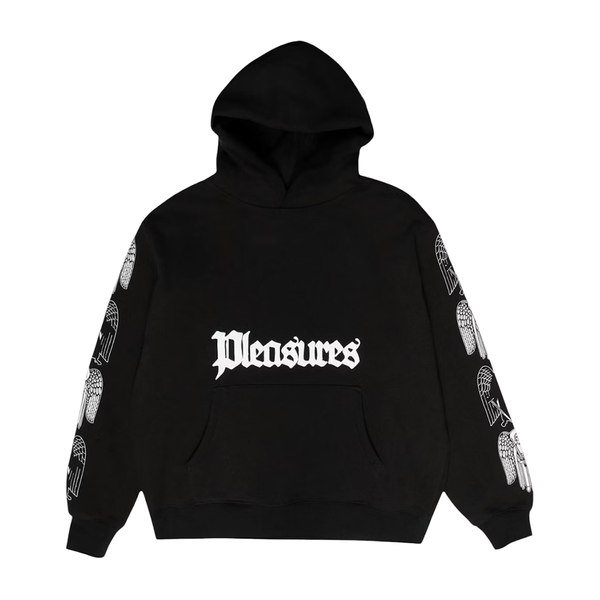 PLEASURES - ANGEL DEMON HOODIE BLACK