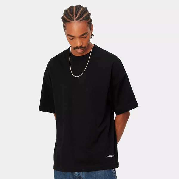 CARHARTT WIP - S/S LINK SCRIPT T-SHIRT BLACK/WHITE