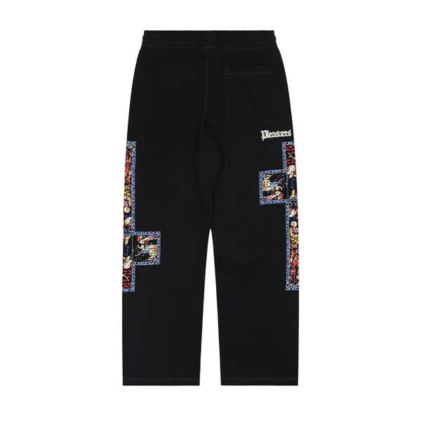 PLEASURES - BLASPHEMY COTTON PANTS BLACK