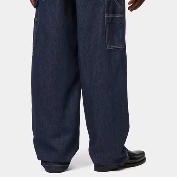 CARHARTT WIP - NASH DOUBLE KNEE BLACK BLUE RINSED