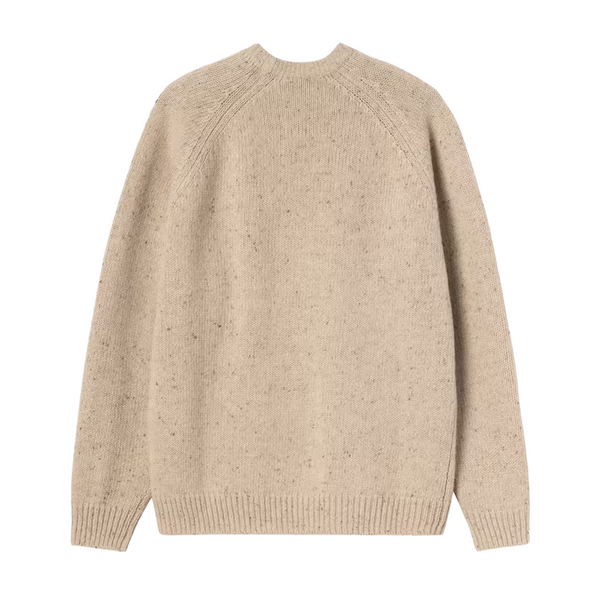 CARHARTT WIP - ANGLISTIC SWEATER SPECKLED FLUER DE SEL