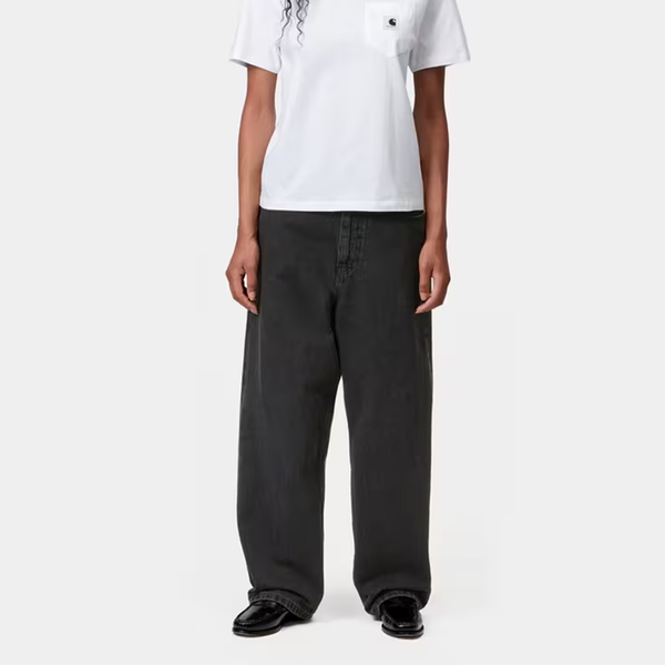 CARHARTT WIP - W BRANDON PANT BLACK STONE