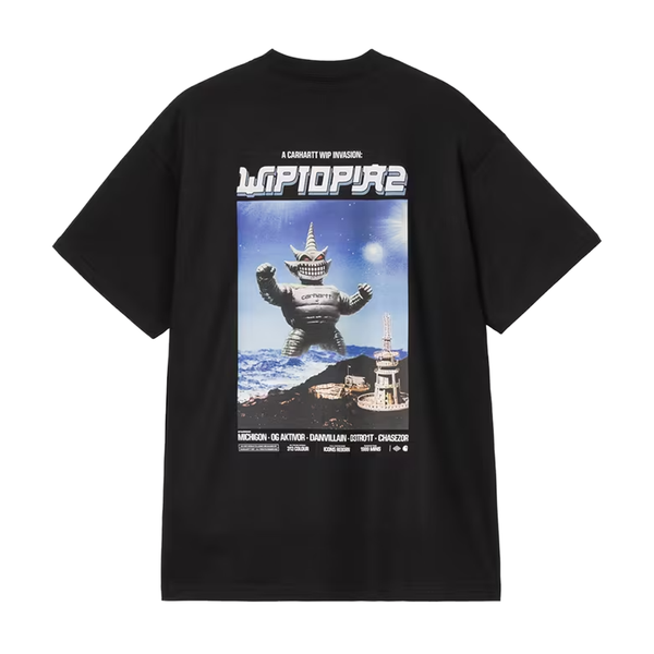 CARHARTT WIP - S/S WIPTOPIA II T-SHIRT SHADY BLACK