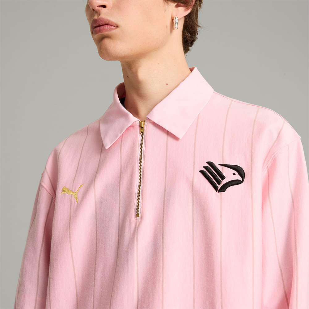 PUMA x PALERMO F.C. - LONGSLEEVE POLO BRIGHT PINK