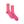 PARRA - SPIKED LOGO CREW SOCKS PINK