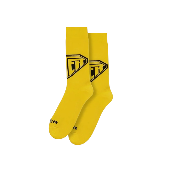 IUTER - LOGO SOCKS JACQUARD YELLOW