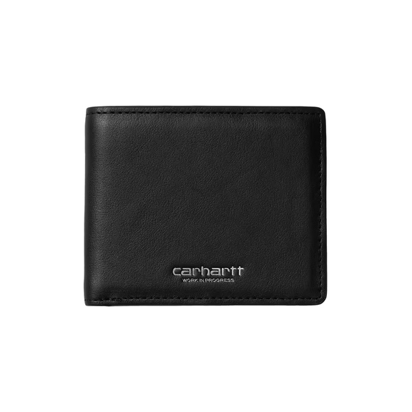 CARHARTT WIP - VEGAS BILLFOLD WALLET BLACK/SILVER