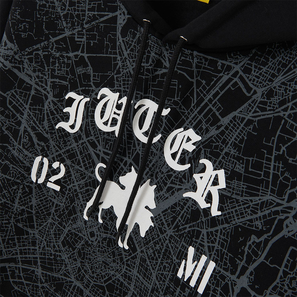 IUTER X CLUB DOGO - MILANO MAP LOGO HOODIE