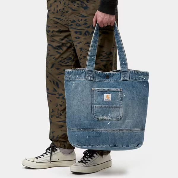 CARHARTT WIP - DENIM TOTE BLUE
