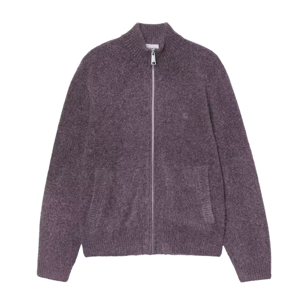 CARHARTT WIP - CURTIS SWEATER JACKET SHADY PURPLE