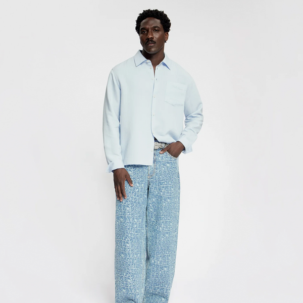 DAILY PAPER - TEXTURED STRIPE LS SHIRT
