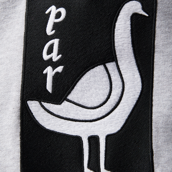 PARRA -  THE RIDDLE HOODED SWEATSHIRT HEATHER GREY