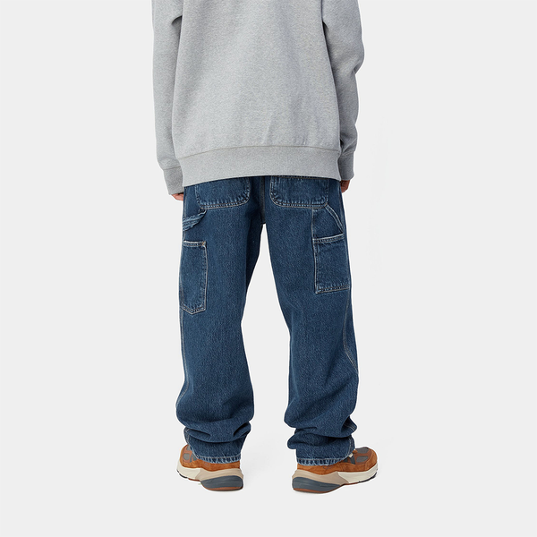 CARHARTT WIP - SINGLE KNEE PANT BLUE STONE WASHED