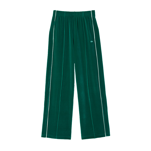 LACOSTE - W' VELVET SWEATPANTS GREEN