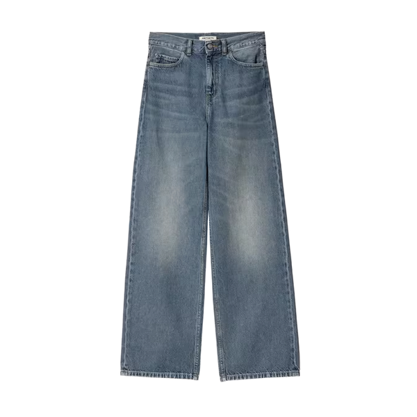 CARHARTT WIP - W' JANE PANT BLUE DARK USED WASH