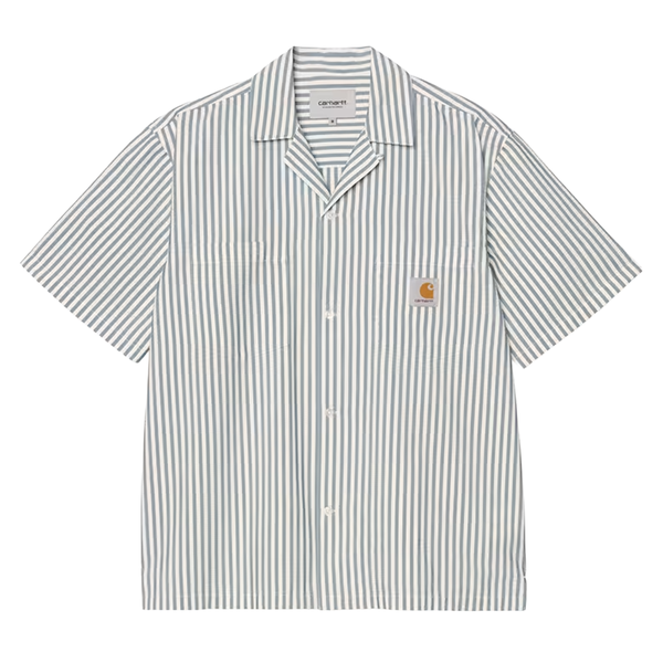 CARHARTT WIP - S/S LEAVEL SHIRT BLUE RIVER
