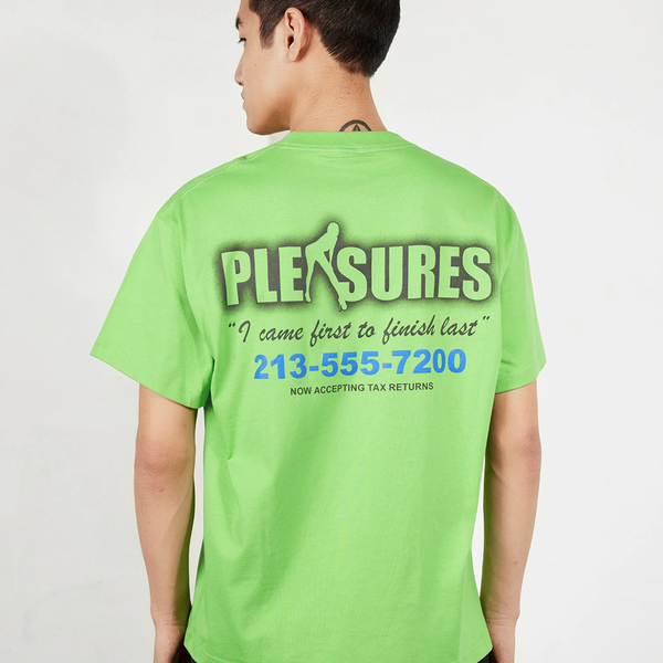 PLEASURES - HOT 4 U T-SHIRT LIME