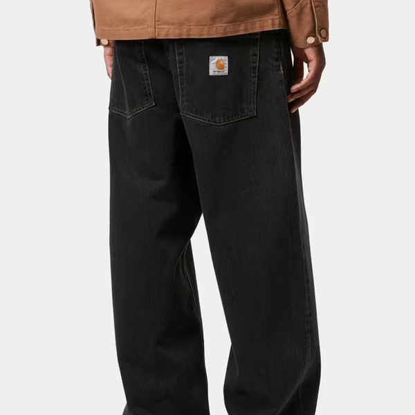 CARHARTT WIP - BRANDON PANT BLACK STONE WASHED