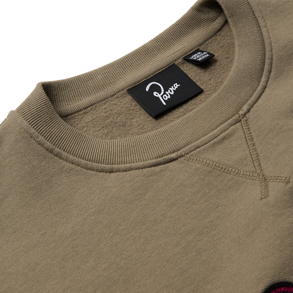 PARRA -  FUTURE VISION CREWNECK STONE GREY