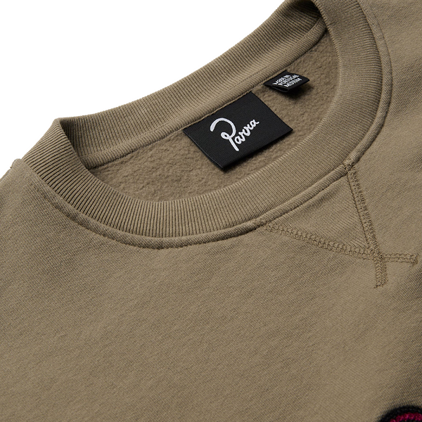 PARRA -  FUTURE VISION CREWNECK STONE GREY