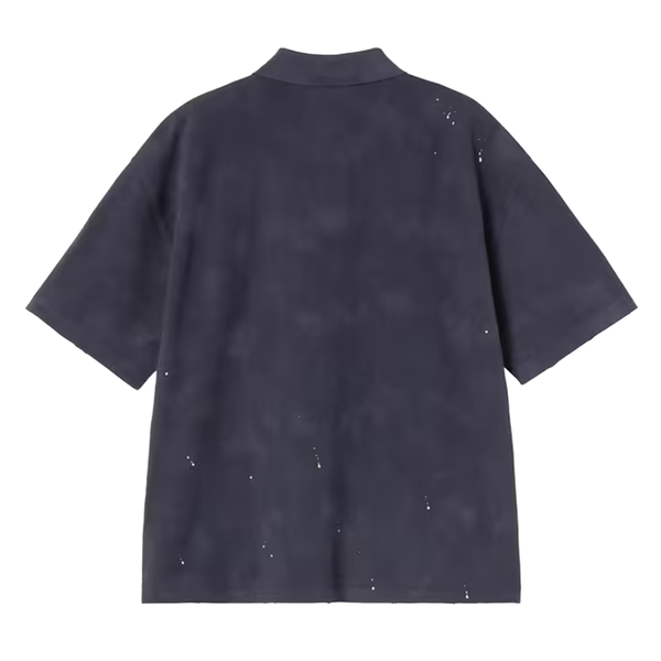 CARHARTT WIP - S/S PAINTER POLO DARK NAVY DESTROY WASH