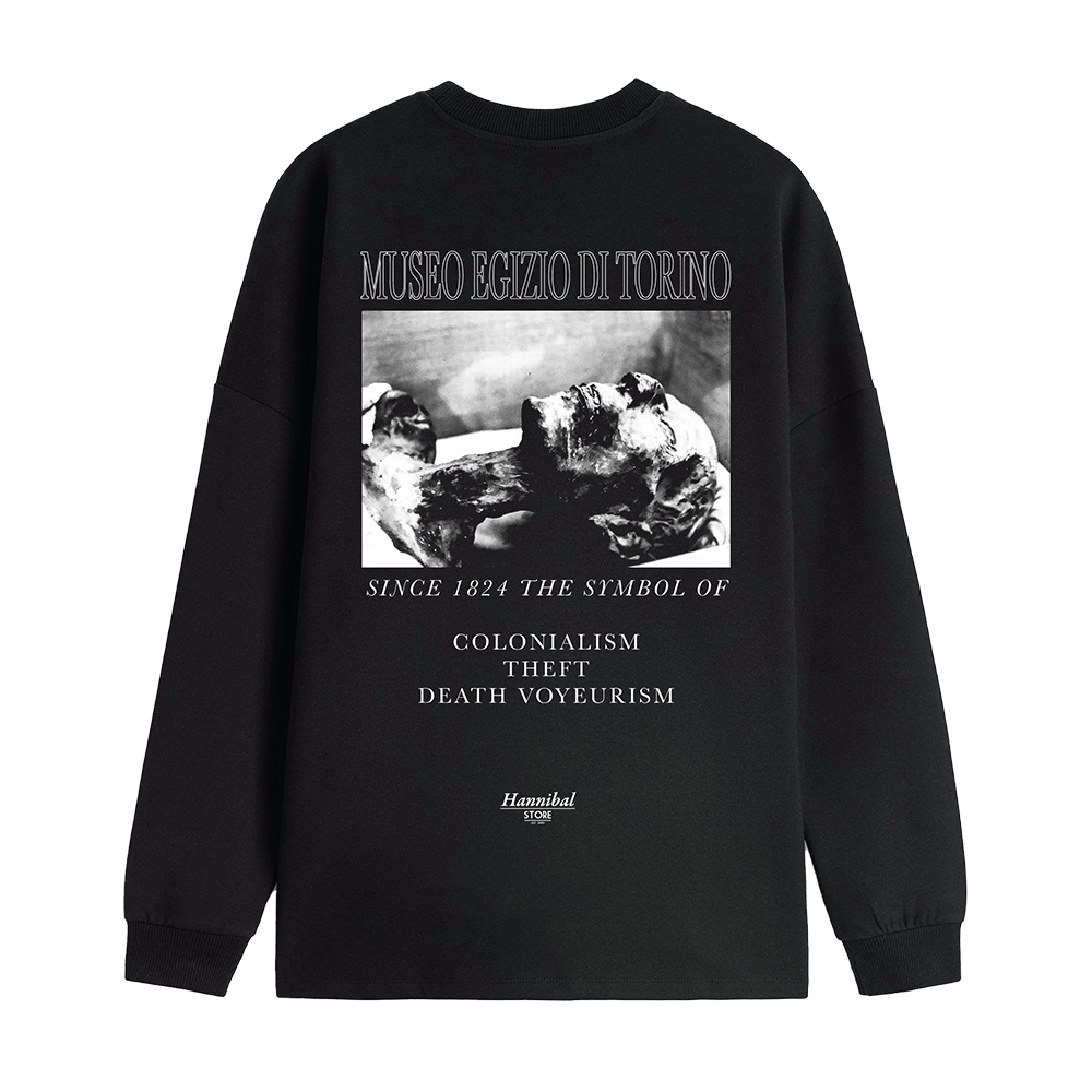 HANNIBAL STORE - EGYPTIAN MUSEUM CREWNECK BLACK