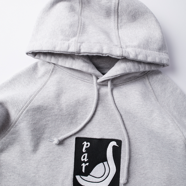 PARRA -  THE RIDDLE HOODED SWEATSHIRT HEATHER GREY