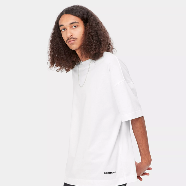 CARHARTT WIP - S/S LINK SCRIPT T-SHIRT WHITE/BLACK
