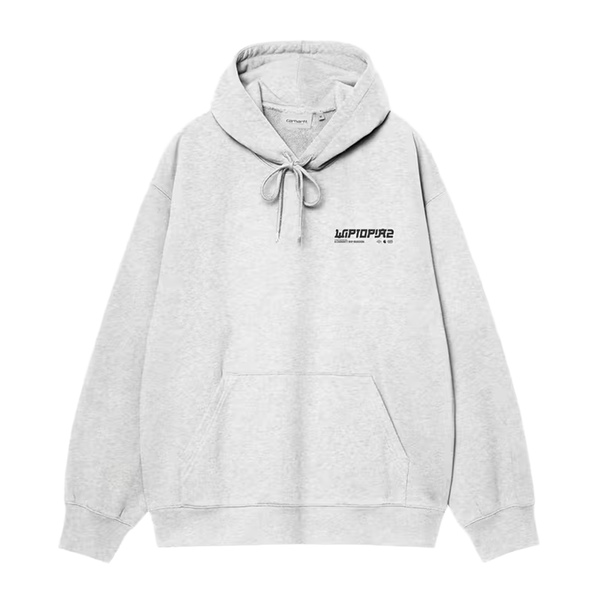 CARHARTT WIP - HOODED WIPTOPIA 2 SWEAT ASH HEATHER