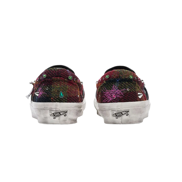 VANS - LX CLASSIC SLIP ON 98 HARRIS TWEED RED MULTI