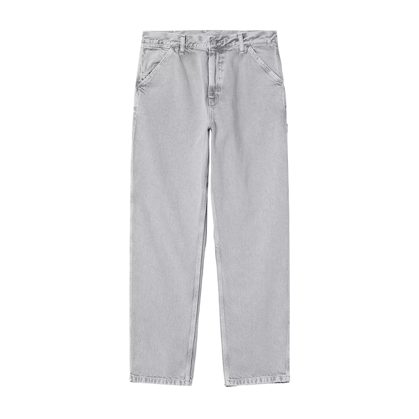 CARHARTT WIP - SINGLE KNEE PANT BLACK CHALK WASH
