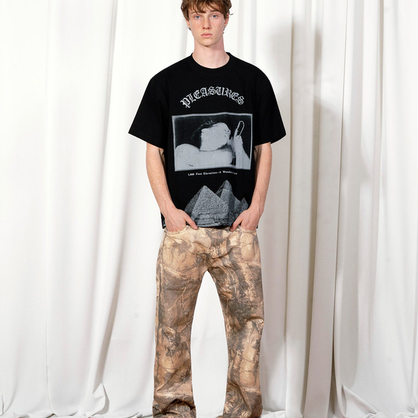 PLEASURES - ELEVATION HEAVYWEIGHT SHIRT BLACK